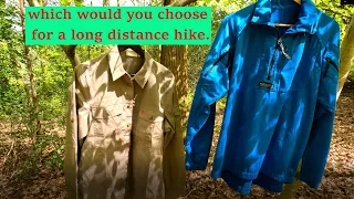 shirt fail on long distance hike / fleece versus traditional