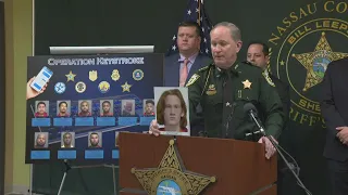 Nassau County Sheriff's Office holds briefing on 'Operation Keystroke', leading to 11 arrests