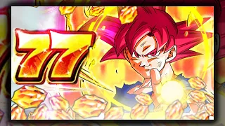 DOKKAN 7 YEAR LUCK IS REAL!!! | 7TH YEAR ANNIVERSARY 77 UNIT MULTIS (DBZ Dokkan Battle)