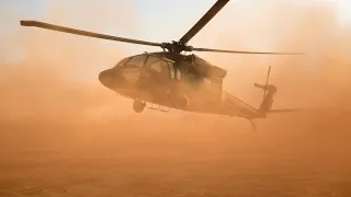 UH-60 Blackhawk landing - testrender