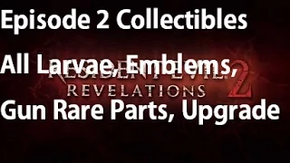 Resident Evil Revelations 2 - Episode 2 - All Collectibles Larvae, Parts Boxes, Emblems, Documents