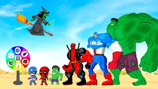 Rescue All Baby HULK & CAPTAIN AMERICA, DEADPOOL : Who Is The King Of Super Heroes ?