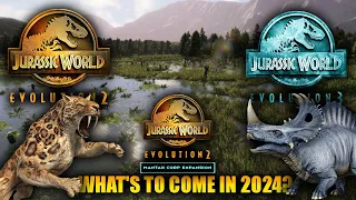WHAT'S TO COME IN 2024 FOR JURASSIC WORLD: EVOLUTION 2?