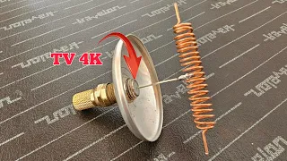 How to make a digital antenna to watch DTV 4K channels