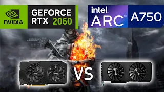 INTEL ARC A750 VS RTX 2060 Test 10 Games Compare 1080P FPS