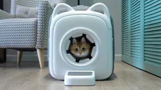 Cat Grooming Revolutionized - PawSwing Purrring Automatic Cat Self-Groomer