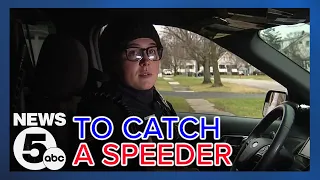 Police use residential driveways to catch speeders