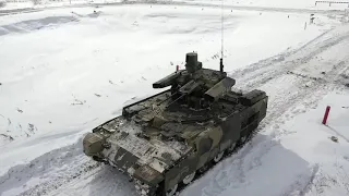 The BMPT "Terminator" (Tank Support Fighting Vehicle)  is an armored fighting vehicle (AFV)