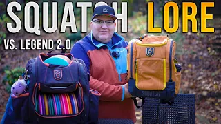 DOWNSIZING my DISC GOLF BAG // SQUATCH LORE vs Squatch Legend 2.0