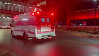 BREAKING: Bills safety Damar Hamlin arrives in ambulance after administered CPR on field