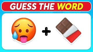 Can You Guess the WORD By The Emoji? 🤔| Emoji Quiz