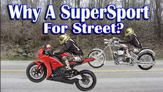 Why I Chose a SuperSport Motorcycle For Street Riding - Cruiser vs SuperSport