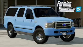 FS22 - Ford Excursion V8 2005 - Car for Farming Simulator 2022 Roleplay