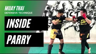 Muay Thai Defensive Technique: Inside Parry