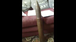 WORLD WAR TWO SOVIET RUSSIAN T34/85 TANK 76.2MM ARMOUR PIERCING ROUND