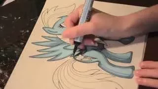 Speed painting MLP 6 of 6 - Rainbow Dash