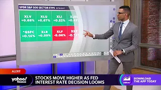 Stocks move higher ahead of Fed rate hike decision