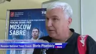 Boris Pisetskiy, Russian National Team Coach. Moscow Sabre 2015