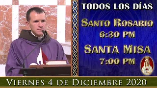 ⛪ Rosario y Santa Misa de Hoy - ⚜️ Viernes de Diciembre 6:30 PM POR TUS INTENCIONES