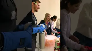 How do chemists make ice-cream?