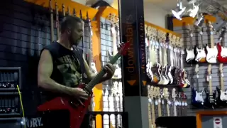 ANNIHILATOR JEFF WATERS PLAYING THE TREND LIVE