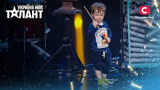 Groovy drum show – Ukraine's Got Talent 2021 – Episode 1 | FIRST CASTING