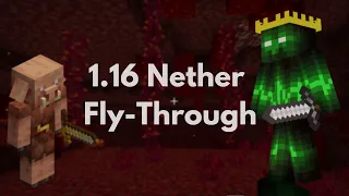 A FLY-THROUGH OF THE NEW NETHER UPDATE | Minecraft 1.16 Nether Update