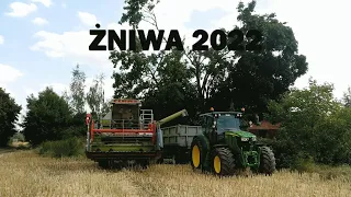 Żniwa rzepaku 2022 🔥 Koszenie i rozładunek 🔥 Claas Dominator 48s, John Deere 6115RC i Ursusy w akcji