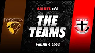 THE TEAMS: Round 9 - Hawthorn v St Kilda | AFL 2024