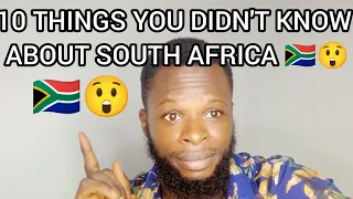 10 THINGS YOU DIDN'T KNOW ABOUT SOUTH AFRICA 🇿🇦😲😲!!! #southafrica #soweto #pretoria #joburg #viral