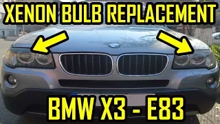 BMW X3 E83 Xenon Bulb HID Replacement