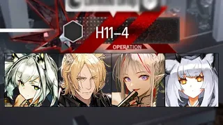 [Arknights] H11-4 | 4 Op Clear