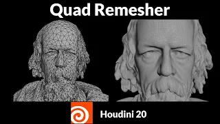 How to Use the Quad Remesh Tool in Houdini 20