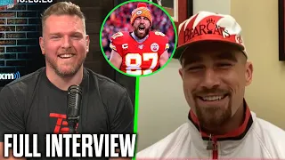 Pat McAfee & Travis Kelce Talk Chiefs Offense, National Tight End Day, And Expensive Outfits