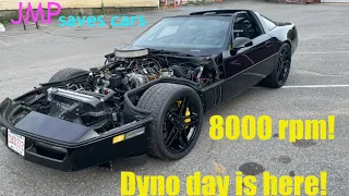 C4 Corvette Dyno Day! 8000 RPM?