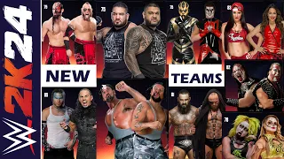 NEW Tag-Teams for WWE 2k24 with Entrance Presets | Community Creations DLC