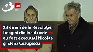 34 de ani de la Revoluţie. Imagini din locul unde au fost executaţi Nicolae şi Elena Ceauşescu