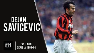 Dejan Savicevic ● Skills ● AC Milan 0-0 Lazio ● Serie A 1993-94