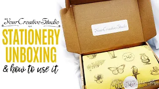 YOUR CREATIVE STUDIO Stationery Unboxing & How I Use It