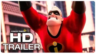 INCREDIBLES 2 Final Clips + Trailers (NEW 2018) Superhero Movie HD