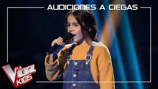 Rocío Carrasco canta 'Válgame Dios' | Audiciones a ciegas | La Voz Kids Antena 3 2019