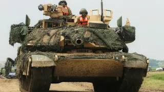 Invulnerable Tank. US Army M1A2 Abrams with Active Protection Trophy in an exercise in Romania.