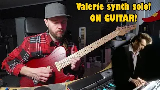 Valerie synth solo ON GUITAR! Steve Winwood classic!