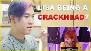 BLACKPINK Lisa being a chaotic crackhead Reaction | I'M CRYINGGG OMG! | BLACKPINK Reaction