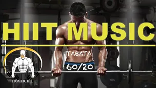 HIIT WORKOUT MUSIC - 60/20 - HIP HOP 2000s -TABATA SONGS