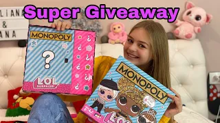 Super Giveaway MONOPOLY L.O.L SURPRISE 💋