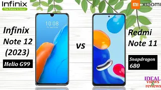 infinix note 12 (2023) vs xiaomi redmi note 11