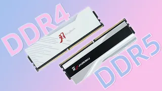 DDR5大降价玩游戏用什么内存？D4 3600/4000对比D5 5200/6000/6800/7200