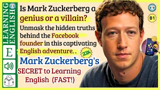 Learn English Through Story: Level 3 🍁 Mark Zuckerberg | WooEnglish