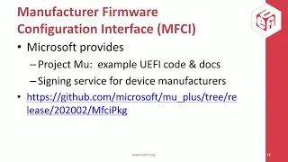 Microsoft’s Continued Investments in the UEFI Ecosystem - Webinar